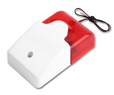 HS-157-RD Σειρήνα πανικού Piezzo εσωτερικού χώρου HS-157, 12V, Red