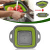 HUH-0001-1 Σουρωτήρι τροφίμων HUH-0001, γκρι-πράσινο