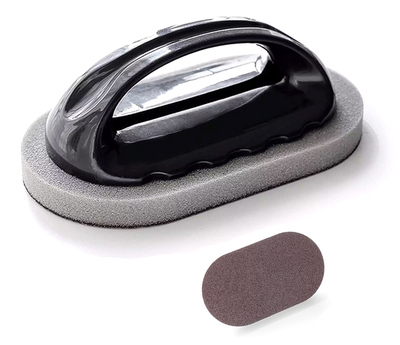 HUH-0025 Σφουγγάρι με λαβή HUH-0025, καφέ