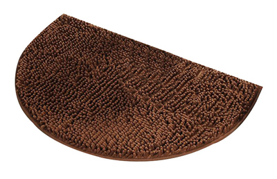 HUH-0068 Πατάκι μπάνιου HUH-0068, αντιολισθητικό, 40 x 60cm, καφέ