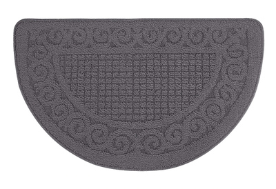 HUH-0072 Πατάκι εισόδου HUH-0072, αντιολισθητικό, 40 x 63cm, γκρι