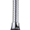 HOME USE κεφαλή βρύσης HUH-0104 με εύκαμπτο σπιράλ, 14.5cm, ασημί