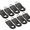 HUH-0138 Ανταλλακτικά γατζάκια για φερμουάρ HUH-0138, 35mm, μαύρο, 8τμχ