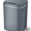 HOME USE κάδος απορριμμάτων HUH-0190 με φωτοκύτταρο, 14lt, γκρι