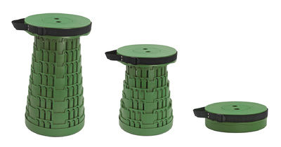 POWERTECH πτυσσόμενο καρεκλάκι HUH-0232, αντοχή έως 250kg, 25.5x45cm, πράσινο