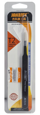 JAKEMY τσιμπίδα JM-T2-13, ανοξείδωτη, SUS304, 120mm, ίσια