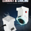 KAISI σταθμός απορρόφησης καπνού & fan ψύξης MaT Mini για μικροσκόπιο, 3W