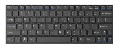 KEY-042 Πληκτρολόγιο για Sony VAIO SVE Series, μαύρο