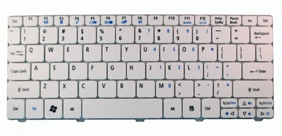 KEY-051 Πληκτρολόγιο για Acer D260/532H/D255/D270/521/533, λευκό