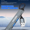 KAKUSIGA USB hub KSC-1416, 4x θυρών, USB 3.0, 5Gbps, USB σύνδεση, γκρι