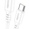 KAKUSIGA καλώδιο Lightning σε USB-C KSC-982, 20W, 480Mbps, 1m, λευκό
