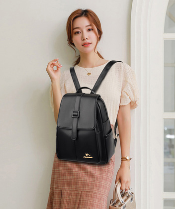 LBAG-0009-5 BALIDAISHU γυναικεία τσάντα πλάτης LBAG-0009, μαύρη