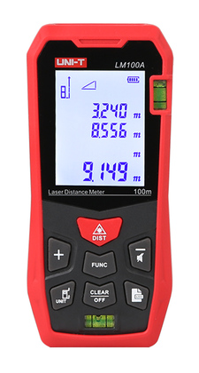 LM100A UNI-T laser μετρητής απόστασης LM100A, m/ft/in, 100m