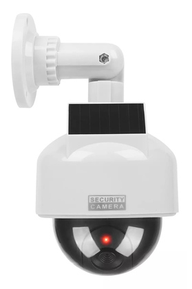 LXKAM15 Ψεύτικη κάμερα CCTV LXKAM15 με LED, ηλιακή, λευκή