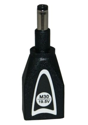 M30 POWERTECH βύσμα για φορτιστή HP laptop, M30, 19.5V, 4.8x1.5mm