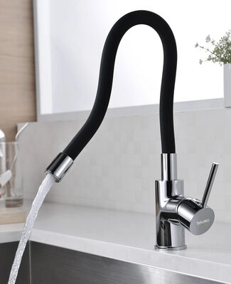 M54804-006C-S626-BK-2 BRUNO μπαταρία πάγκου κουζίνας M54804-006C-S626, εύκαμπτη, αναμεικτική, μαύρη