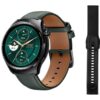 MIBRO smartwatch Lite 3 Pro με 2x λουράκια, heart rate, 1.32" AMOLED, GPS, 5 ATM, μαύρο/πράσινο