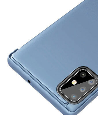 MOB-1516-2 POWERTECH θήκη Clear view MOB-1516, Huawei P Smart 2020, μπλε