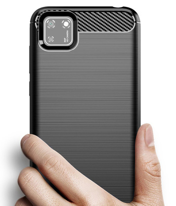 MOB-1523-1 POWERTECH Θήκη Carbon Flex MOB-1523, Huawei Y5p, μαύρη