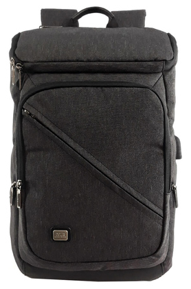 MR6545-00 MARK RYDEN τσάντα πλάτης MR6545, με θήκη laptop 15.6", μαύρη