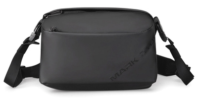 MR8616-00 MARK RYDEN τσάντα ώμου MR8616, με θήκη tablet 7.9", 4L, αδιάβροχη, μαύρη