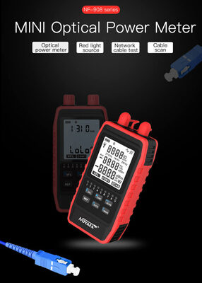 NOYAFA tester καλωδίων οπτικής ίνας NF-908L, 850-1625nm, -60~8dBm