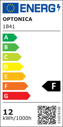 OPTONICA LED λάμπα G95 1841, 12W, 6000K, E27, 1200lm