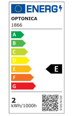 OPTONICA LED λάμπα G45 1866, Filament, 2W, 2700K, 200lm, E27