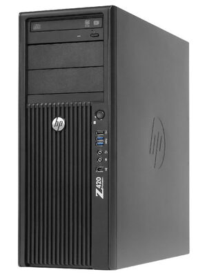HP Workstation Z420, Refurbished Grade A Repainted, E5-1620, 16GB, 500GB HDD, AMD FirePro W2100, DVD, FreeDOS