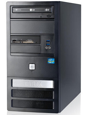 TAROX PC MT, Refurbished Grade A Repainted, E5700, 2GB, 320GB HDD, DVD, FreeDOS
