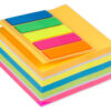 MP αυτοκόλλητα χαρτάκια σημειώσεων PN185 75x75mm, 400+100τμχ, χρωματιστά