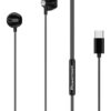 PT-1032 POWERTECH earphones με μικρόφωνο Prime, USB-C σύνδεση, 1.2m, μαύρα
