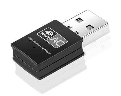 PT-1041-2 POWERTECH ασύρματος USB αντάπτορας δικτύου PT-1041, 600Mbps, 2.4/5GHz