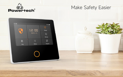 POWERTECH ασύρματο σύστημα συναγερμού PT-1125, αφής, Wi-Fi, 2G, TUYA