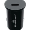 POWERTECH φορτιστής αυτοκινήτου PT-1146, USB-C, 20W PD, μαύρος
