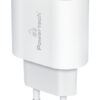 POWERTECH φορτιστής τοίχου PT-1150, USB-C, 12W, λευκός
