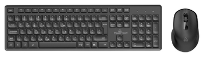 POWERTECH set ποντίκι & πληκτρολόγιο PT-1151, ασύρματο, 1600DPI, μαύρο