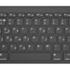 POWERTECH ασύρματο πληκτρολόγιο PT-1153, 2.4GHz & Bluetooth, μαύρο