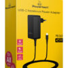 POWERTECH φορτιστής laptop PT-1155, USB-C PD, universal, 45W, μαύρος