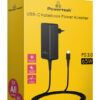 POWERTECH φορτιστής laptop PT-1156, USB-C PD, universal, 65W, μαύρος
