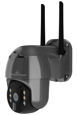 POWERTECH smart ηλιακή κάμερα PT-1175, 3MP, WiFi, SD, PTZ, IP65