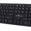 POWERTECH set ποντίκι & πληκτρολόγιο PT-1189, ασύρματο, 1600DPI, μαύρο