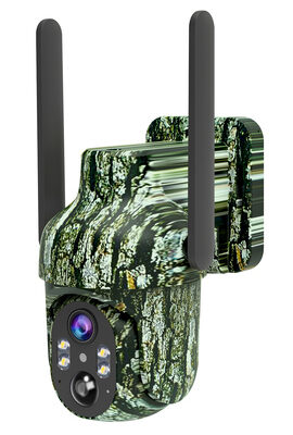 POWERTECH smart ηλιακή κάμερα κυνηγού PT-1318, 3MP, 4G, PTZ, SD, IP65
