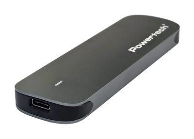 PT-1375-1 POWERTECH θήκη για M.2 SATA/NVMe SSD PT-1375, 10Gbps, γκρι