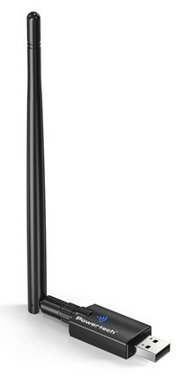 PT-1386 POWERTECH ασύρματος USB αντάπτορας δικτύου & Bluetooth 5.3 PT-1386, 900Mbps WiFi 6