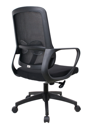 PT-1391-1 POWERTECH καρέκλα γραφείου PT-1391 με μπράτσα και ανάκλιση, ρυθμιζόμενο ύψος, μαύρη