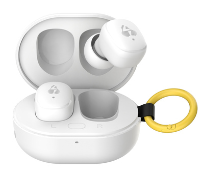PT-1393 POWERTECH earphones με θήκη φόρτισης PT-1393, True Wireless, 6mm, 25/230mAh, λευκά