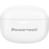 POWERTECH earphones με θήκη φόρτισης PT-1432, True Wireless, 35/300mAh, λευκά