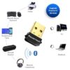POWERTECH USB Bluetooth 5.1 αντάπτορας PT-1452 με εμβέλεια έως 20m