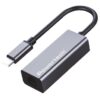 POWERTECH αντάπτορας δικτύου PT-1455, USB-C, 1000Mbps Ethernet, γκρι